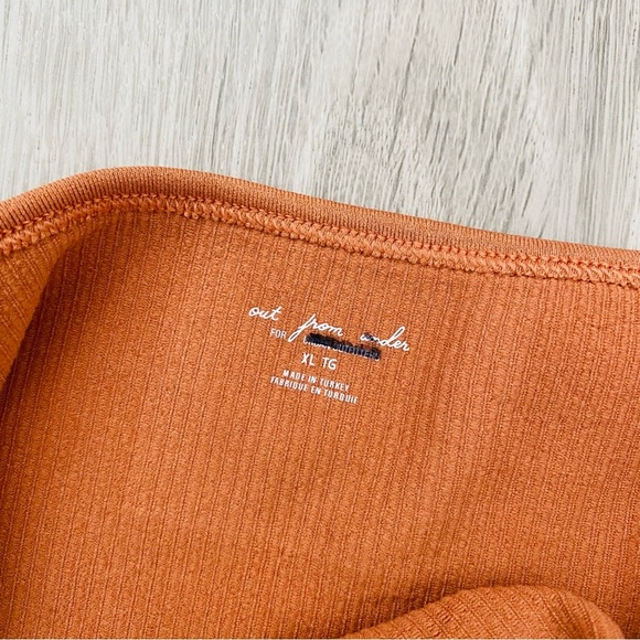 Urban Outfitters Pullover Bralette Orange Sz XL - Picture 4 of 6